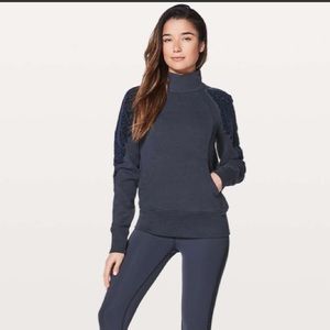 Lululemon Floral Flock Pullover in Midnight Navy